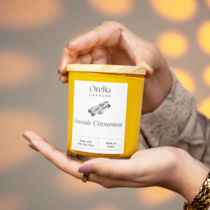 Tall Jar Fireside Cinnamon Candle