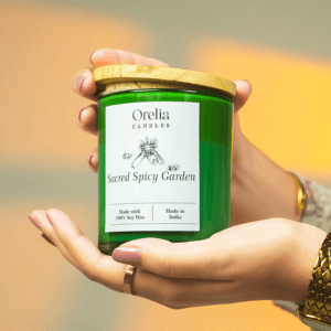 Tall Jar Sacred Spicy Garden Candle